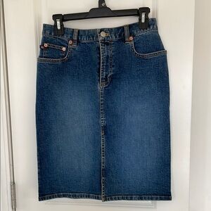 Polo Jeans Co. Denim Pencil Skirt